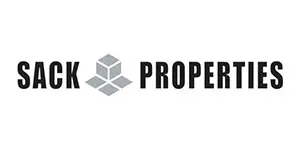 A black and white logo of the company box properties.