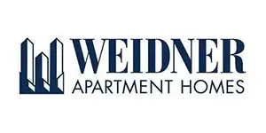 A logo of weidner apartment homes